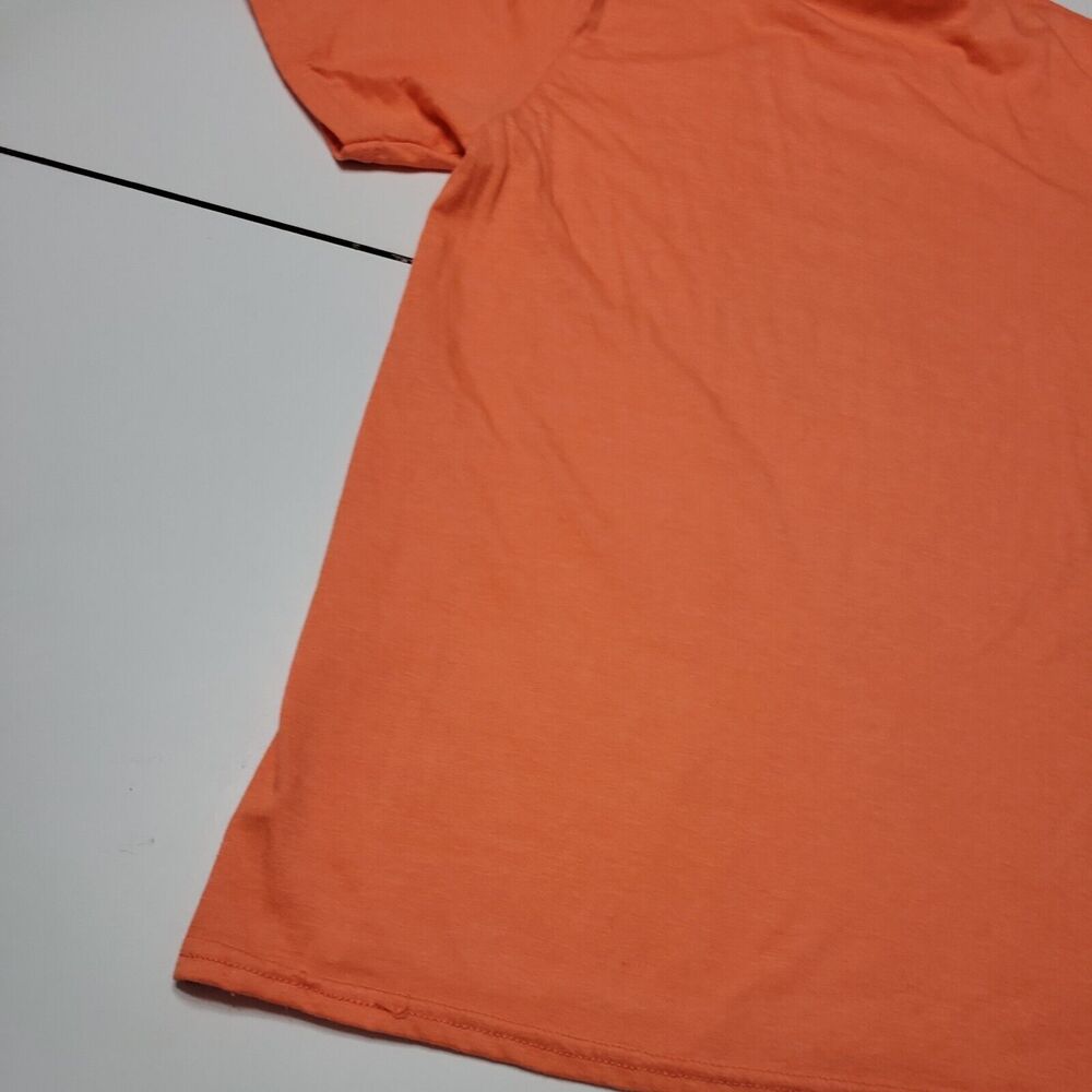 Bella + Canvas Women S Graphic T-Shirt Heathered Orange Pies Before Guys Holiday - Picture 9 of 12